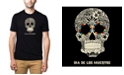 LA Pop Art Men's Premium Word Art T-Shirt - Dia De Los Muertos
